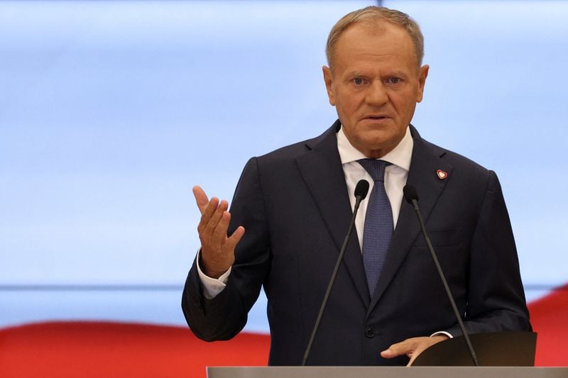Image for Polish PM Tusk says Kyiv must be involved in Ukraine peace talks