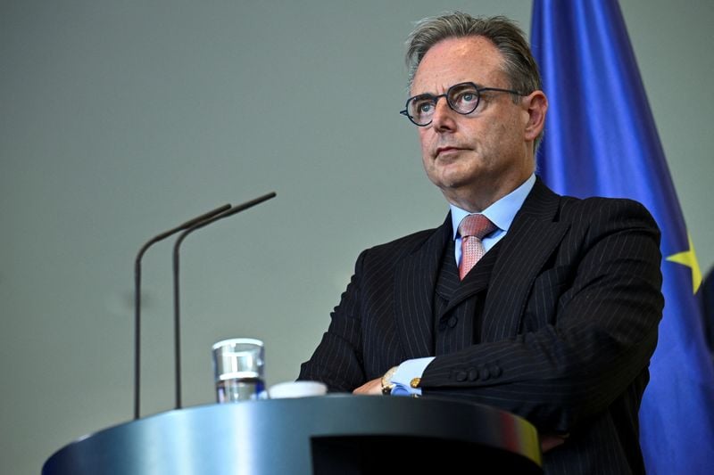 Image for Belgian PM says best to leave frozen Russian funds in Euroclear for now