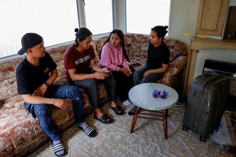 Image for Filipino families flee Northern Irish home after night of anti-immigrant violence