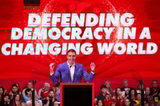 Image for Global leftists rally in Spain hoping to spark resurgence against far right