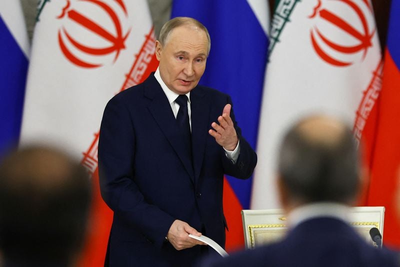 Image for Kremlin says Putin is mediating in Iran situation to try to de-escalate