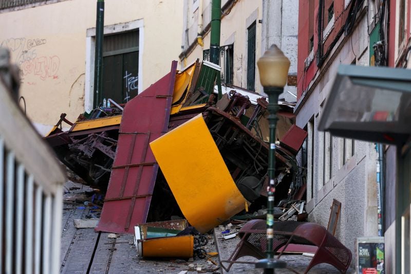 Image for Factbox-Key facts about Lisbon's historic Gloria cable railway