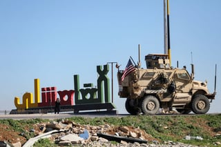 Image for US military begins withdrawing from main base in northeast Syria, Syrian sources say