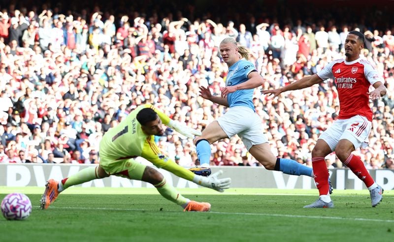 Image for Soccer-Martinelli snatches late point for Arsenal in 1-1 draw with Man City