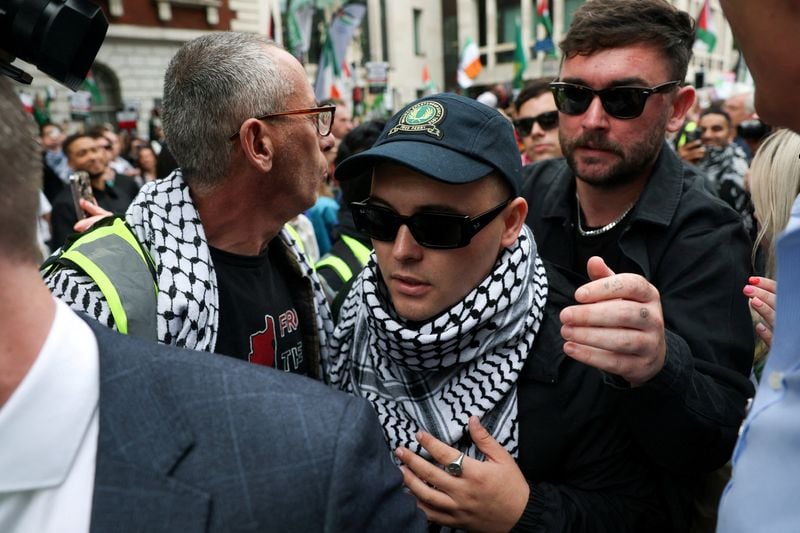 Image for Canada bans Irish rap group Kneecap over alleged support for militants