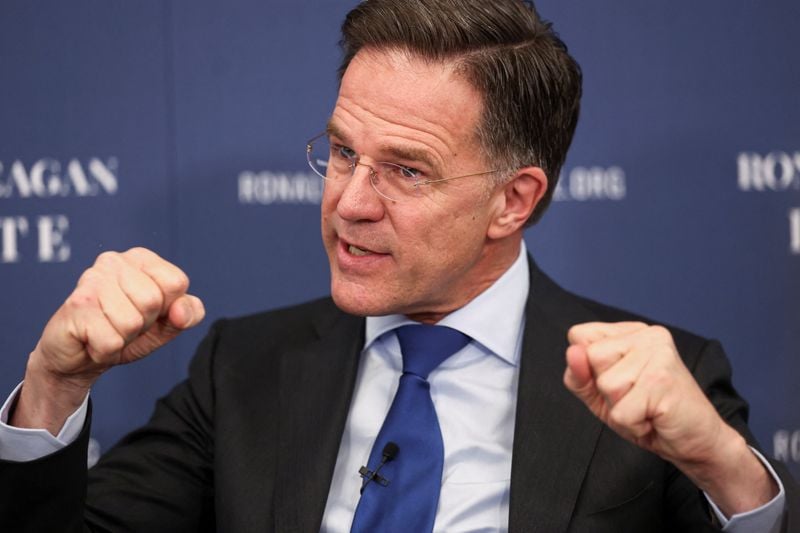 Image for NATO on track to fund Ukraine defence aid despite burden-sharing gaps, Rutte says