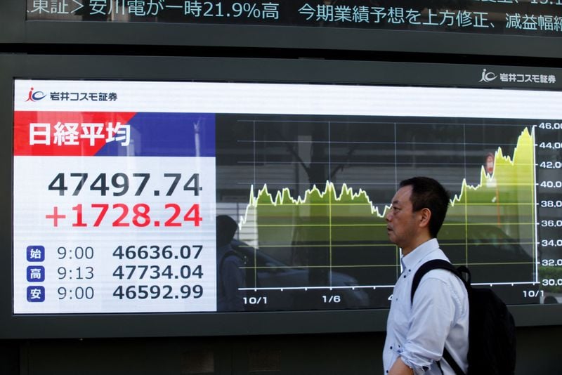 Image for Global stocks steady even as political upheaval dominates markets