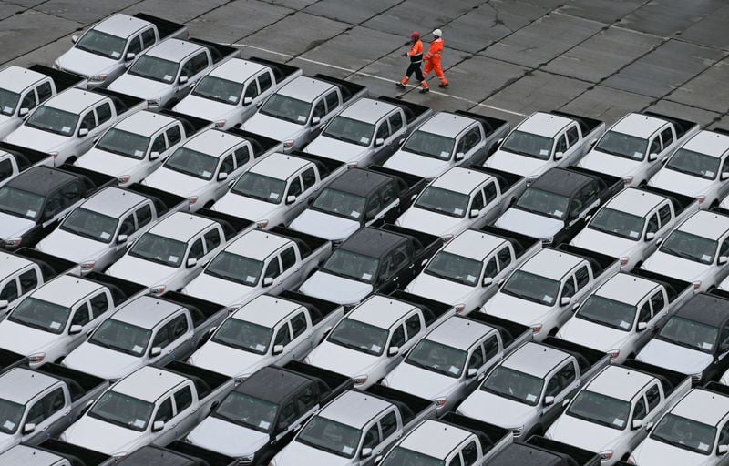 Image for Russian monthly car sales fall in February for first time in almost two years