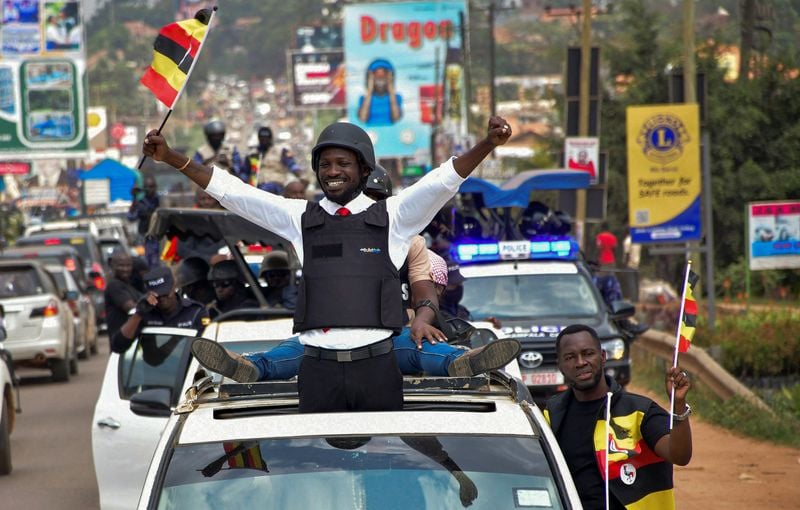 Image for Pop star Bobi Wine sets sights on Ugandan presidency despite campaign violence