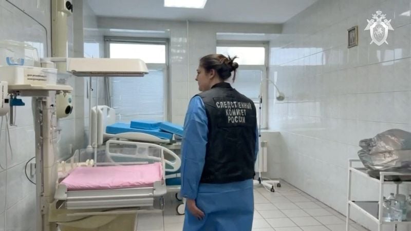 Image for Russia detains top doctors at Siberian hospital after nine babies die