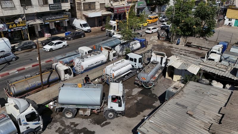 Image for In the Israeli-occupied West Bank, Palestinian taps run dry