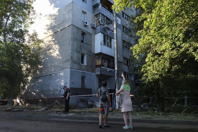 Image for Ukraine's Zelenskiy says Russia launched over 30 missiles, 300 drones in overnight attack