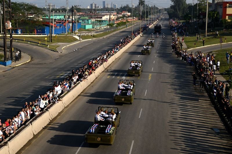 Image for Cubans rally against US 'imperialists' before Havana embassy