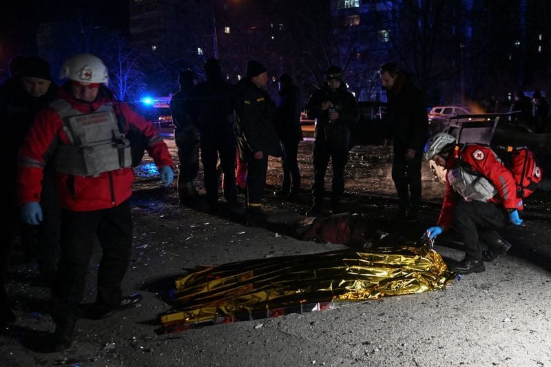 Image for Two dead, eight injured in strike on Ukraine's Zaporizhzhia