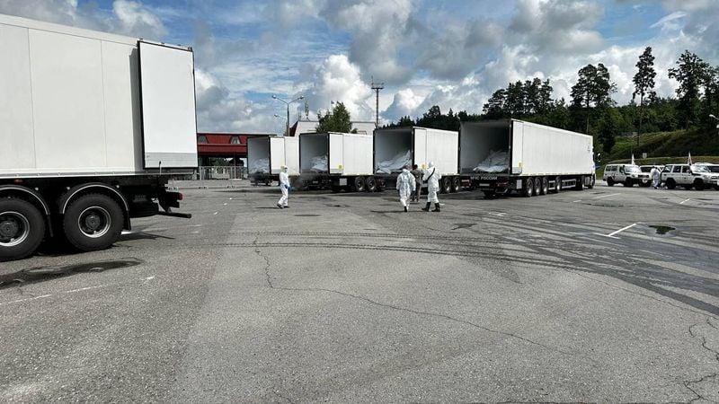 Image for Russia and Ukraine exchange more bodies of war dead, Kremlin aide says