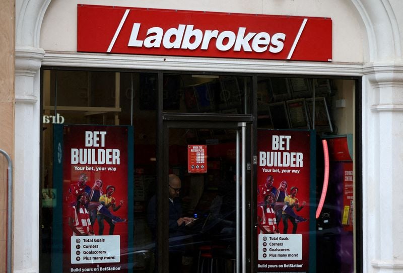 Image for Ladbrokes owner Entain profit jumps, 2025 view upbeat