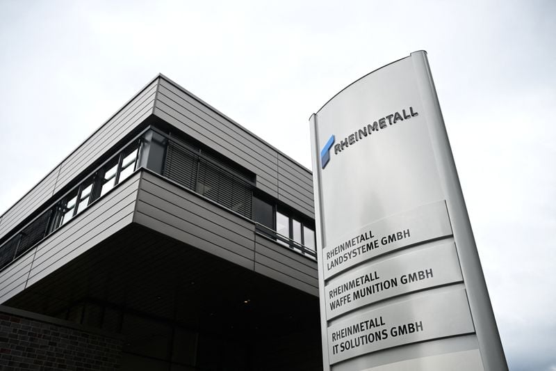 Image for Germany's Rheinmetall to produce shells at new plant in Ukraine, Kyiv says