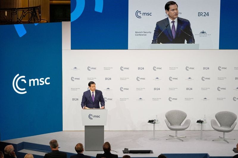 Image for Rubio casts US, the 'child of Europe', as critical friend to allies
