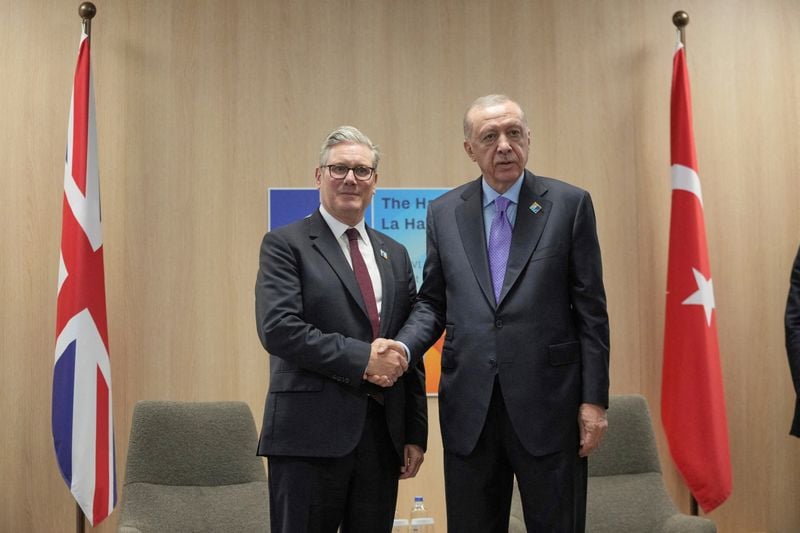 Image for Turkey signs deal to buy 20 Eurofighters from Britain for 8 billion pounds