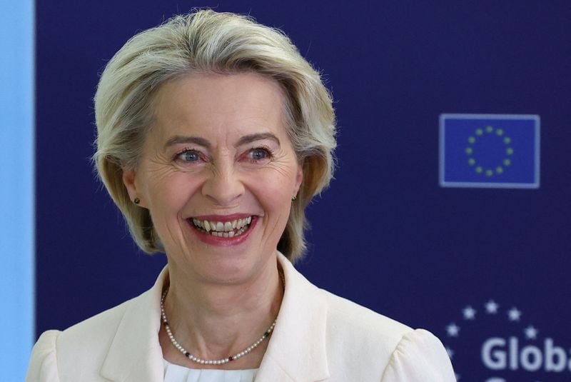 Image for EU aims for 400 billion euros in Global Gateway investments, von der Leyen says