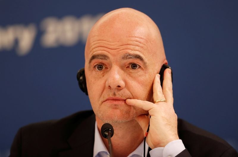 Image for Soccer-Football cannot solve conflict but carries message of peace, says FIFA's Infantino