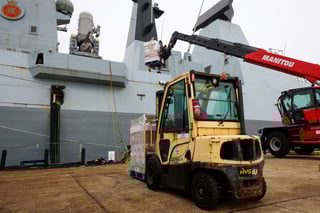 Image for British warship HMS Dragon departs for Eastern Mediterranean