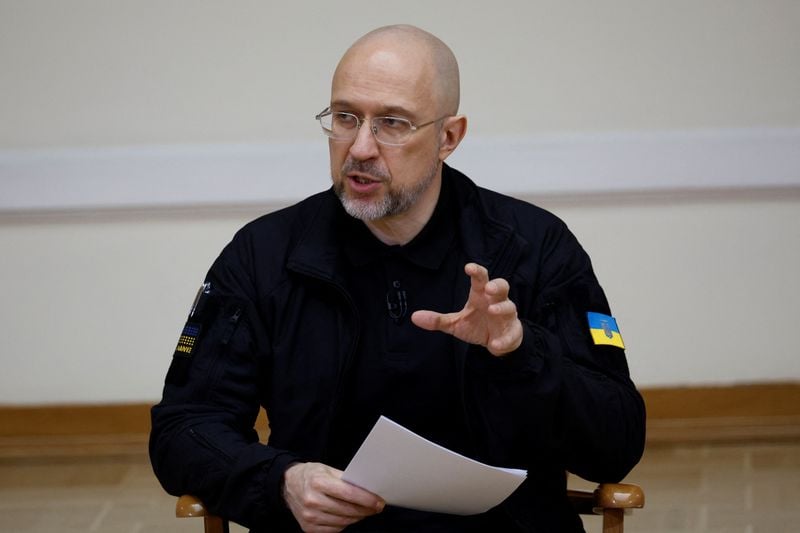 Image for Ukraine's parliament votes to dismiss prime minister in wartime reshuffle