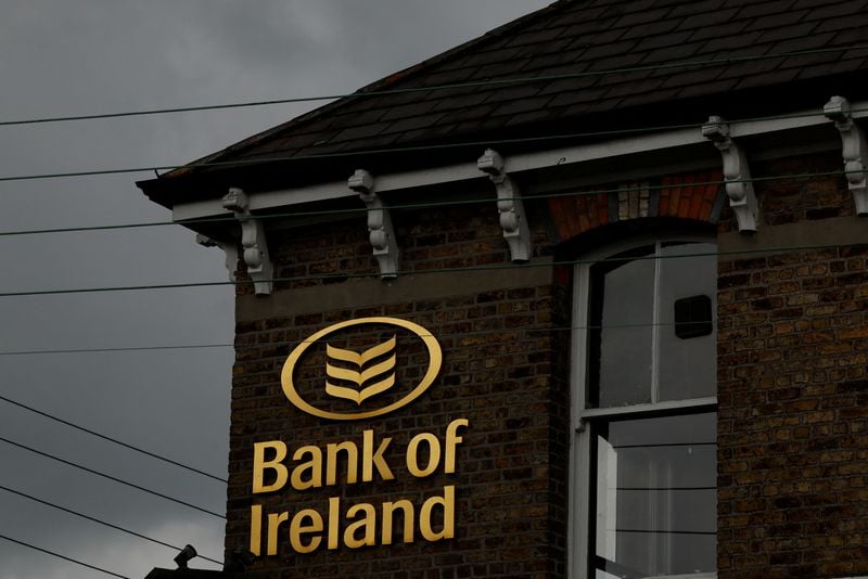 Image for Bank of Ireland shares fall on U.S. related impairment charge