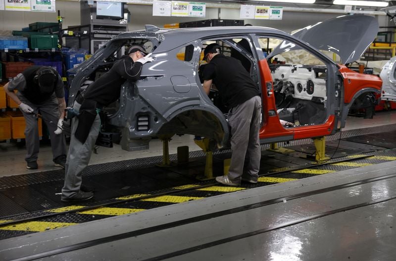 Image for UK vehicle output drops sharply in 'extremely worrying' February decline, SMMT says
