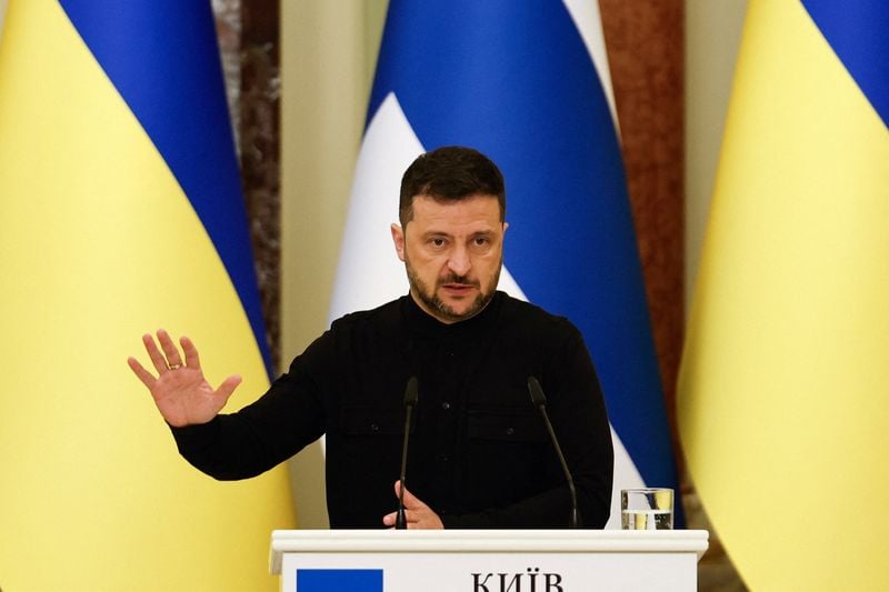 Image for Ukraine's Zelenskiy welcomes presentation of 19th sanctions package on Russia