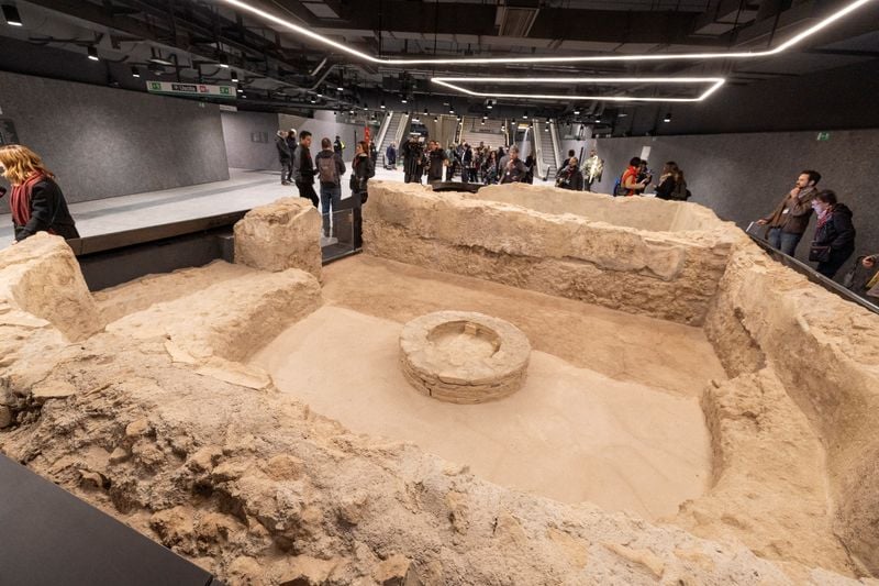 Image for New Rome metro stations showcase ancient treasures after years of delays
