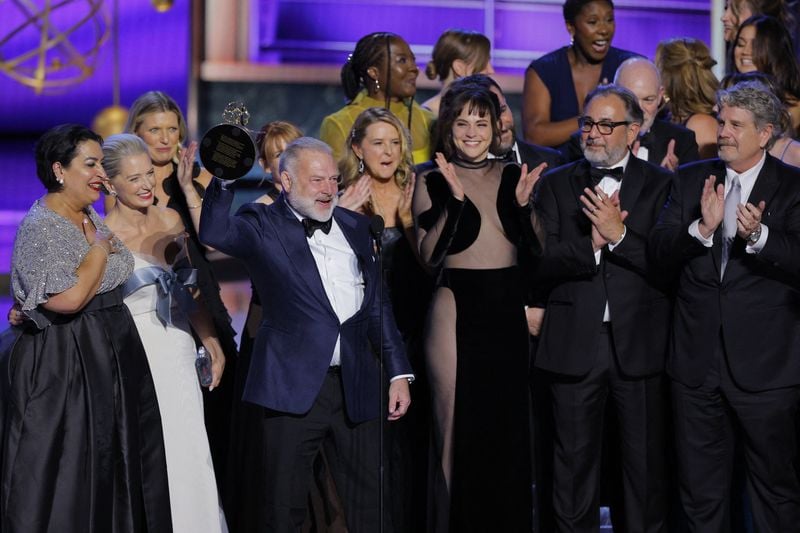 Image for Hollywood celebrates 'The Pitt' and 'The Studio' at TV's Emmy Awards