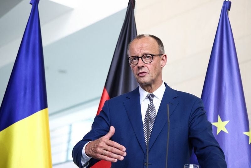 Image for Germany's Merz casts doubt on Ukraine EU entry by 2034