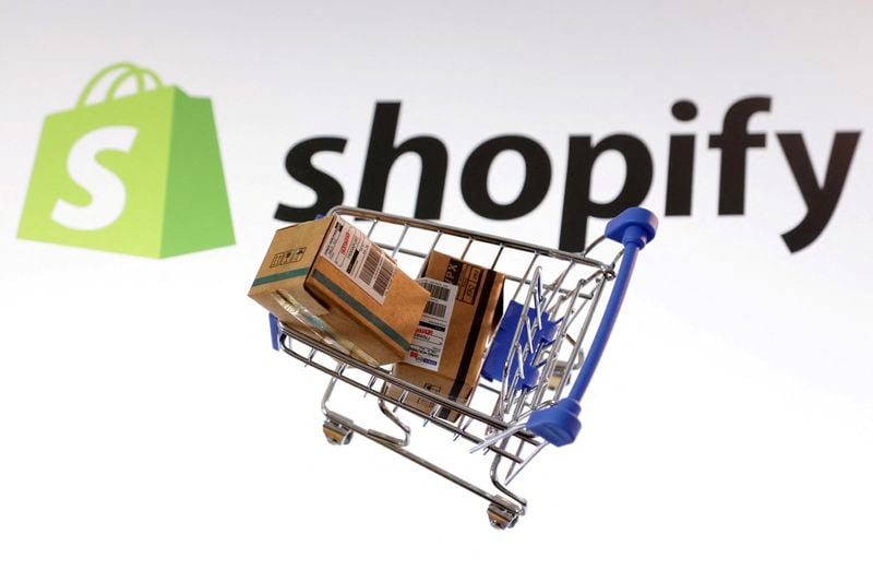 Image for Shopify delivers upbeat revenue forecast on resilient demand, shares surge