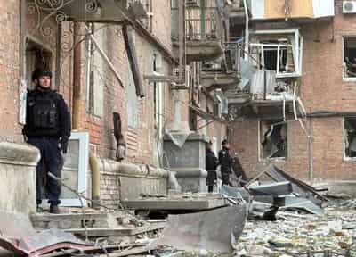 Image for Major Russian attack on Ukraine kills four, wounds dozens