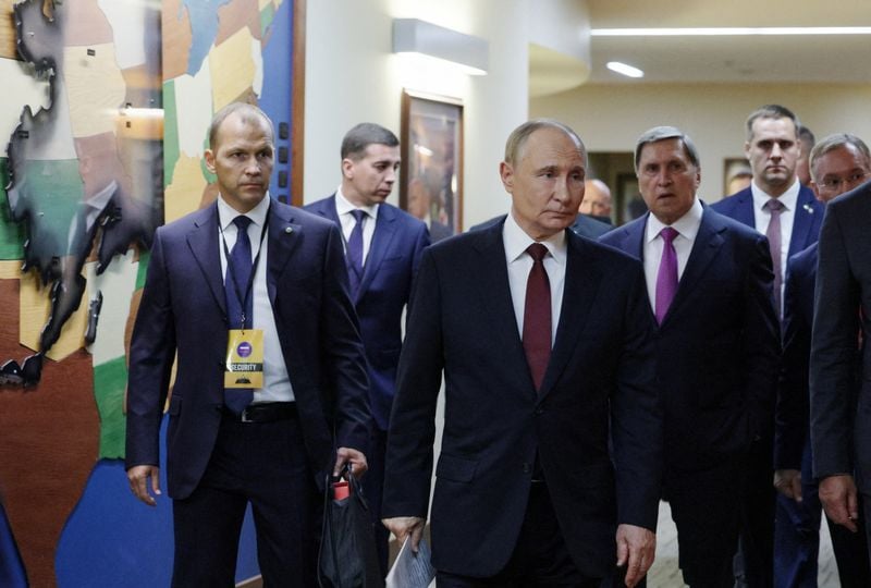 Image for Russian politicians hail Alaska summit as victory for Moscow