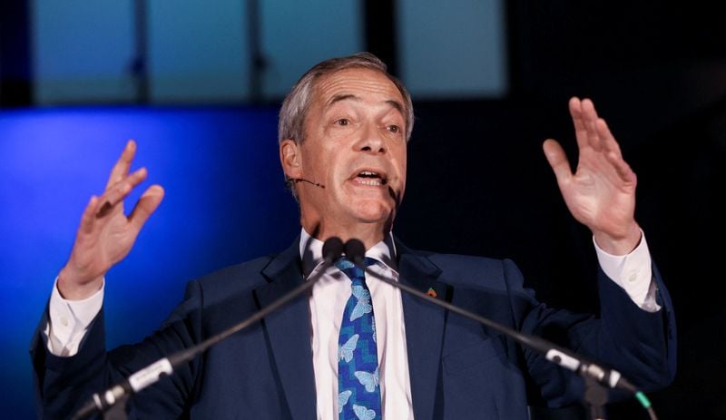 Image for Reform UK's Farage waters down tax pledges in pitch for economic credibility