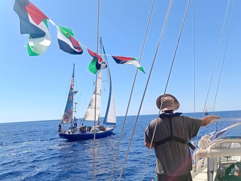 Image for Italy's navy to assist Gaza aid flotilla with just one ship