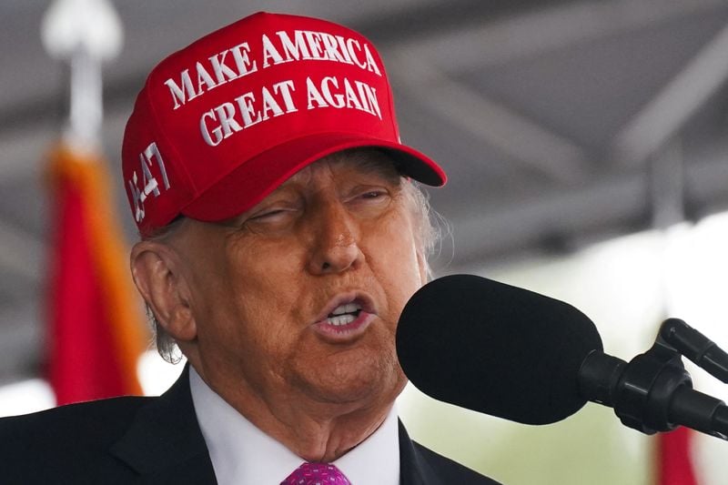 Image for Trump says he is not happy with Putin for bombing Ukraine