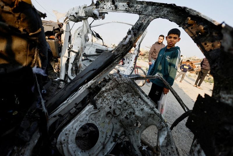 Image for Israeli strike kills three people in Gaza as Iran war strains truce