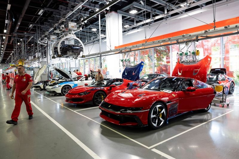 Image for Ferrari suspends Middle East deliveries due to war