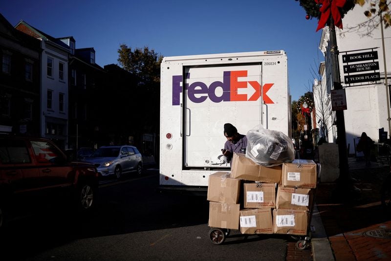 Image for FedEx profit to be dragged down by US tariffs on previously exempt parcels
