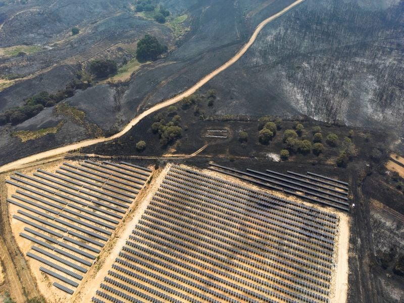 Image for Huge wildfires stabilising in Spain, cooler forecast fuels hope worst is over