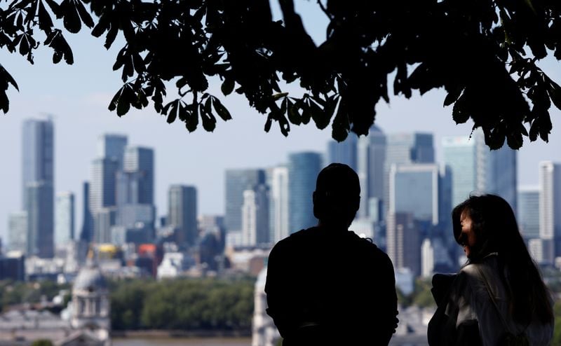 Image for UK business downturn eases despite worsening factory woes, PMI shows