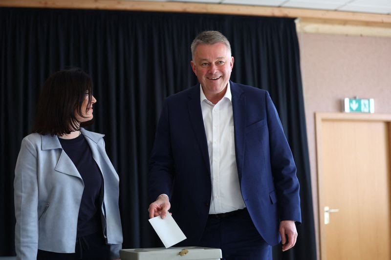 Image for German Chancellor Merz's conservatives lead in state election, forecast shows