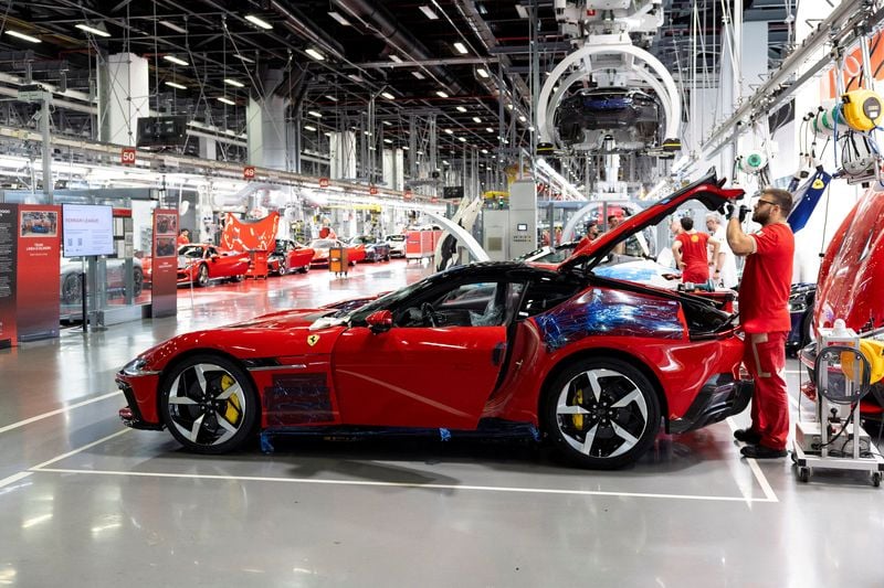 Image for Ferrari lifts annual guidance, sets 2030 revenue target at 9 billion euros