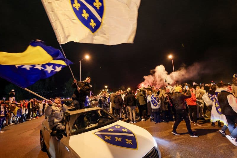 Soccer- 'Take Me to America' - Bosnia Ecstatic After Booking World Cup Place