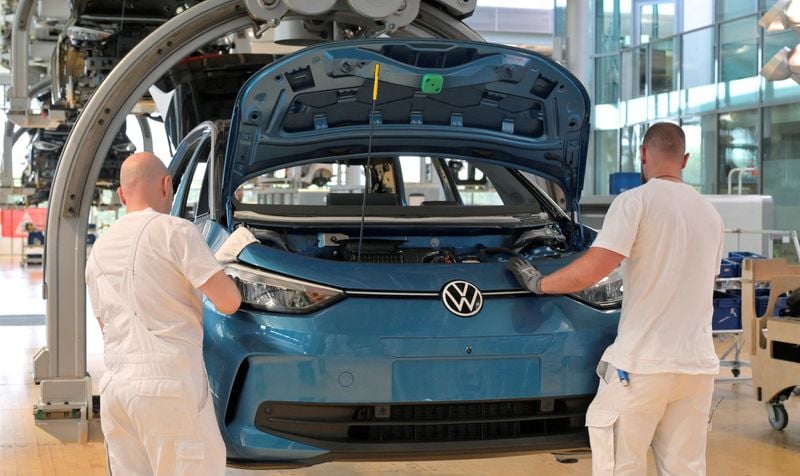 Image for VW's Wolfsburg plant may move to four-day week from 2027, works council says