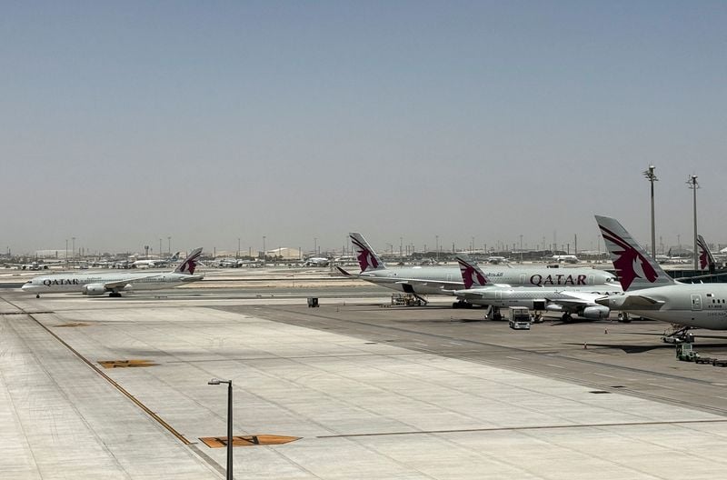 Image for From handwashed underwear to fake Adidas, stranded travellers wait out travel chaos