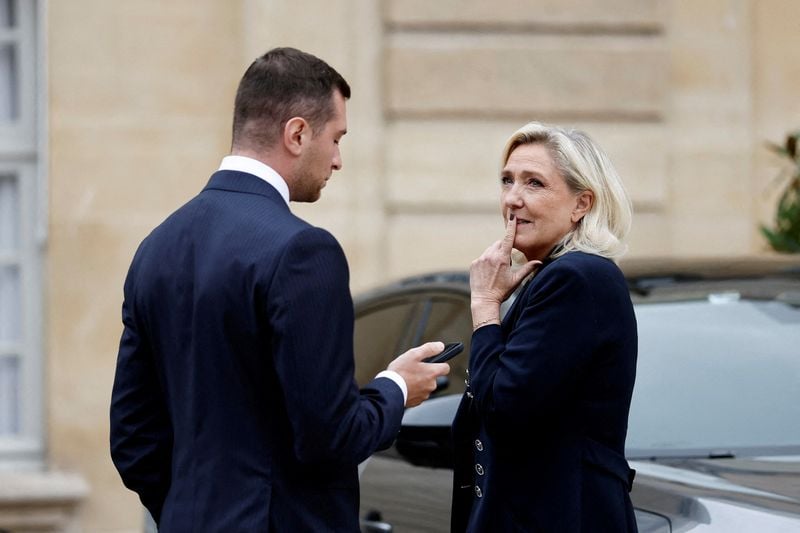 Image for French far-right accelerates recruitment drive with Macron government on brink